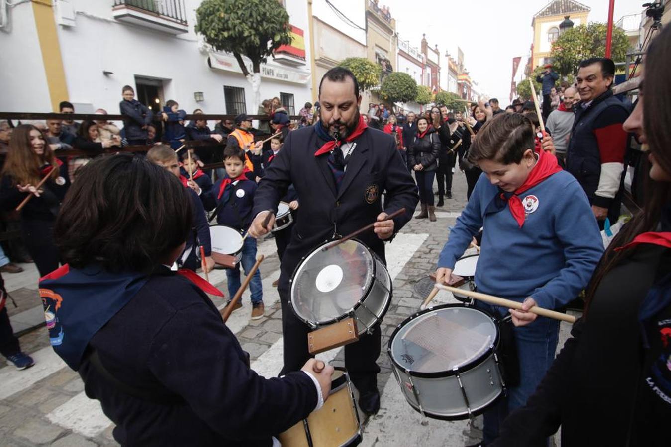 En imágenes: Encierros en la Puebla del Río con Lopera como protagonista