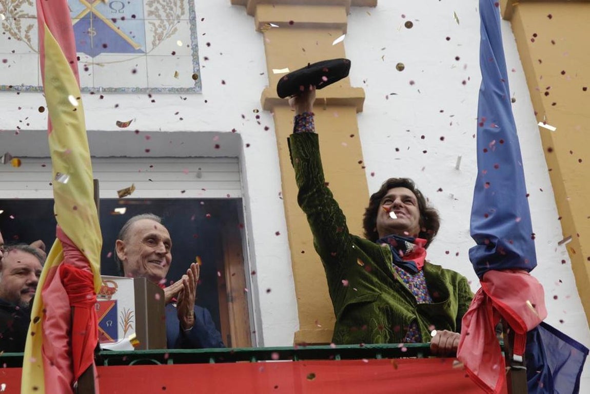 En imágenes: Encierros en la Puebla del Río con Lopera como protagonista