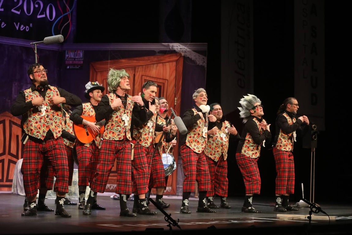 FOTOS: Chirigota &#039;Habla, que no te veo&#039; en el COAC 2020