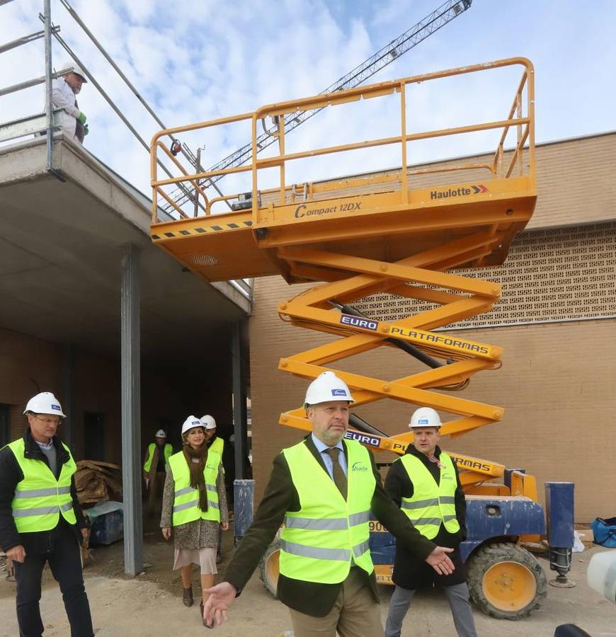 Las obras del Colegio de Turruñuelos, en imágenes