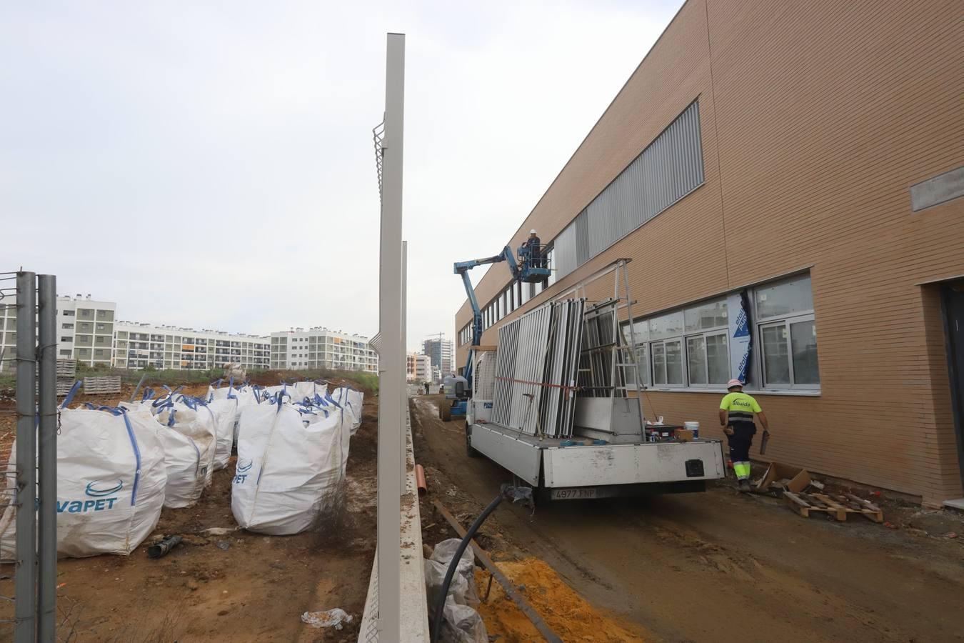 Las obras del Colegio de Turruñuelos, en imágenes