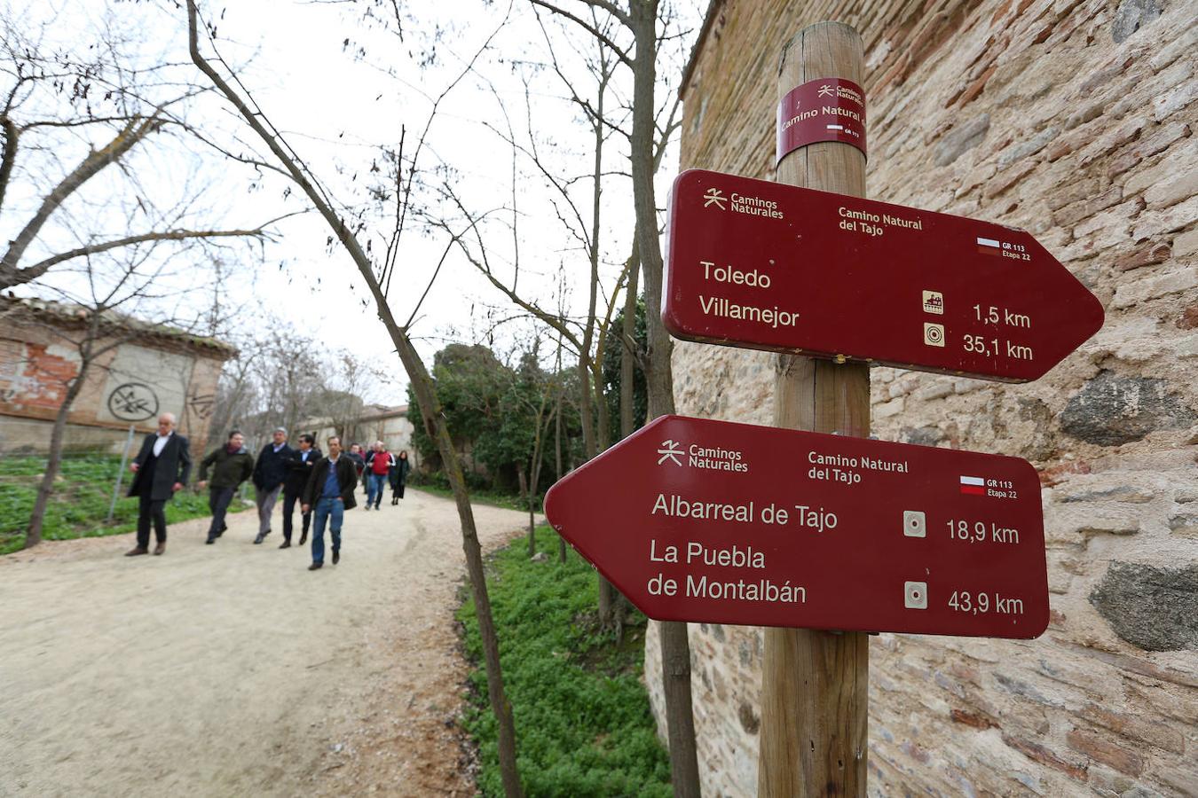 Abre la «Senda de las Moreras» en la Vega Baja de Toledo