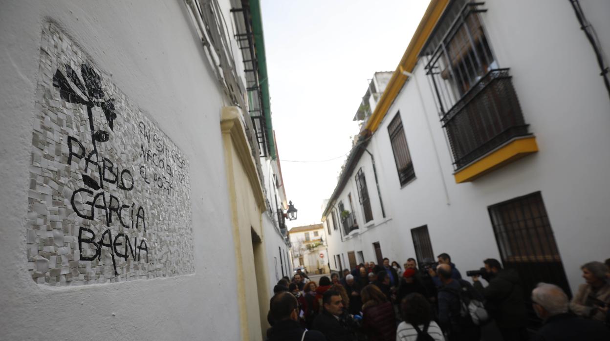 El paseo por la Córdoba del grupo Cántico, en imágenes