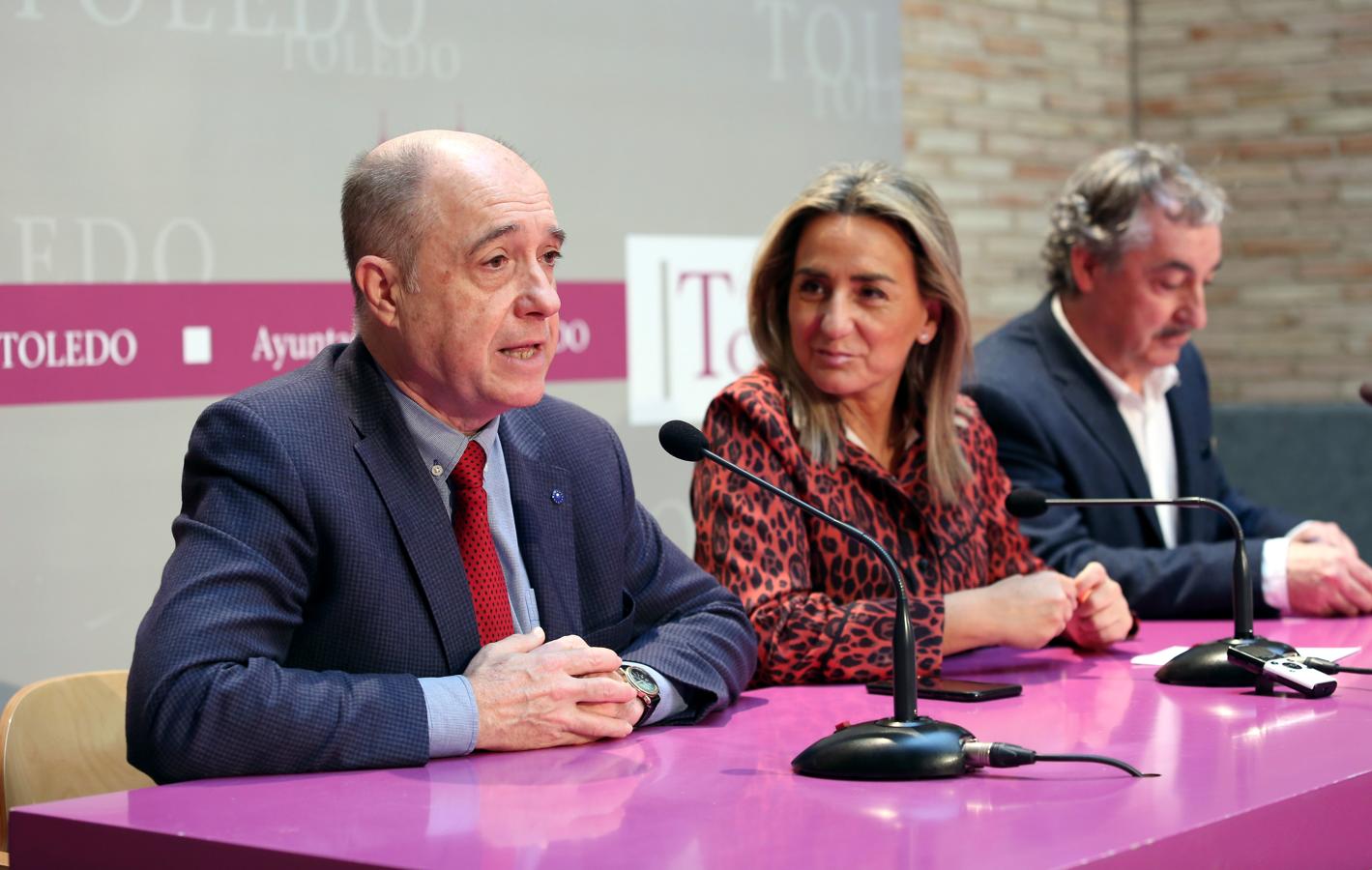 Francisco Rueda, Milagros Tolón y Juan Carlos Fernández Layos. 