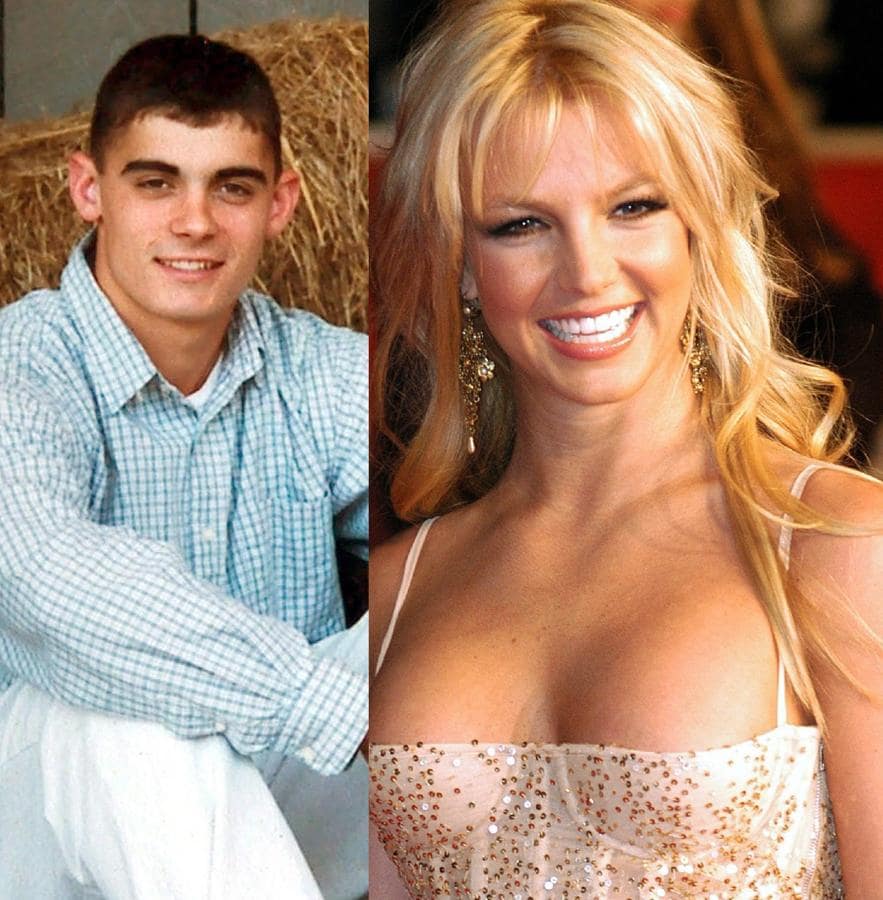 Britney Spears y Jason Alexander. Eran amigos de la infancia, se casaron cuando la cantante tenía 22 años en una ceremonia sorpresa en Las Vegas y su matrimonio duró solo 55 horas