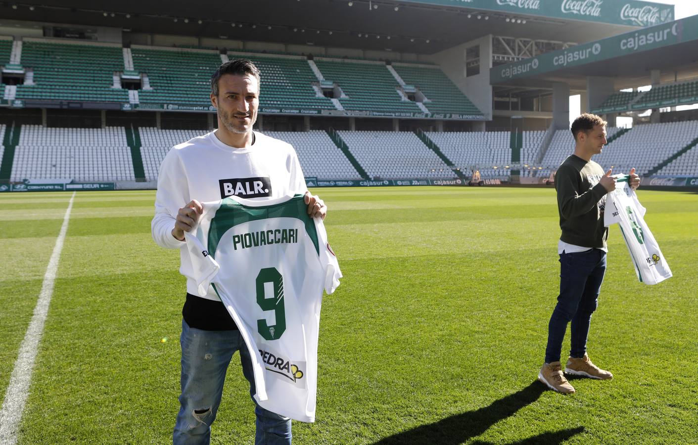 La presentación de Federico Piovaccari y Jordi Tur en el Córdoba CF, en imágenes