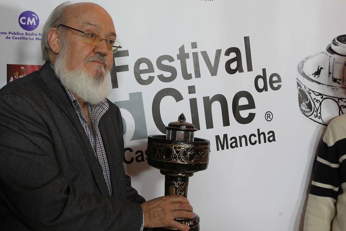 El director posando en el festival de cine de Castilla la Mancha (FECICAM). 