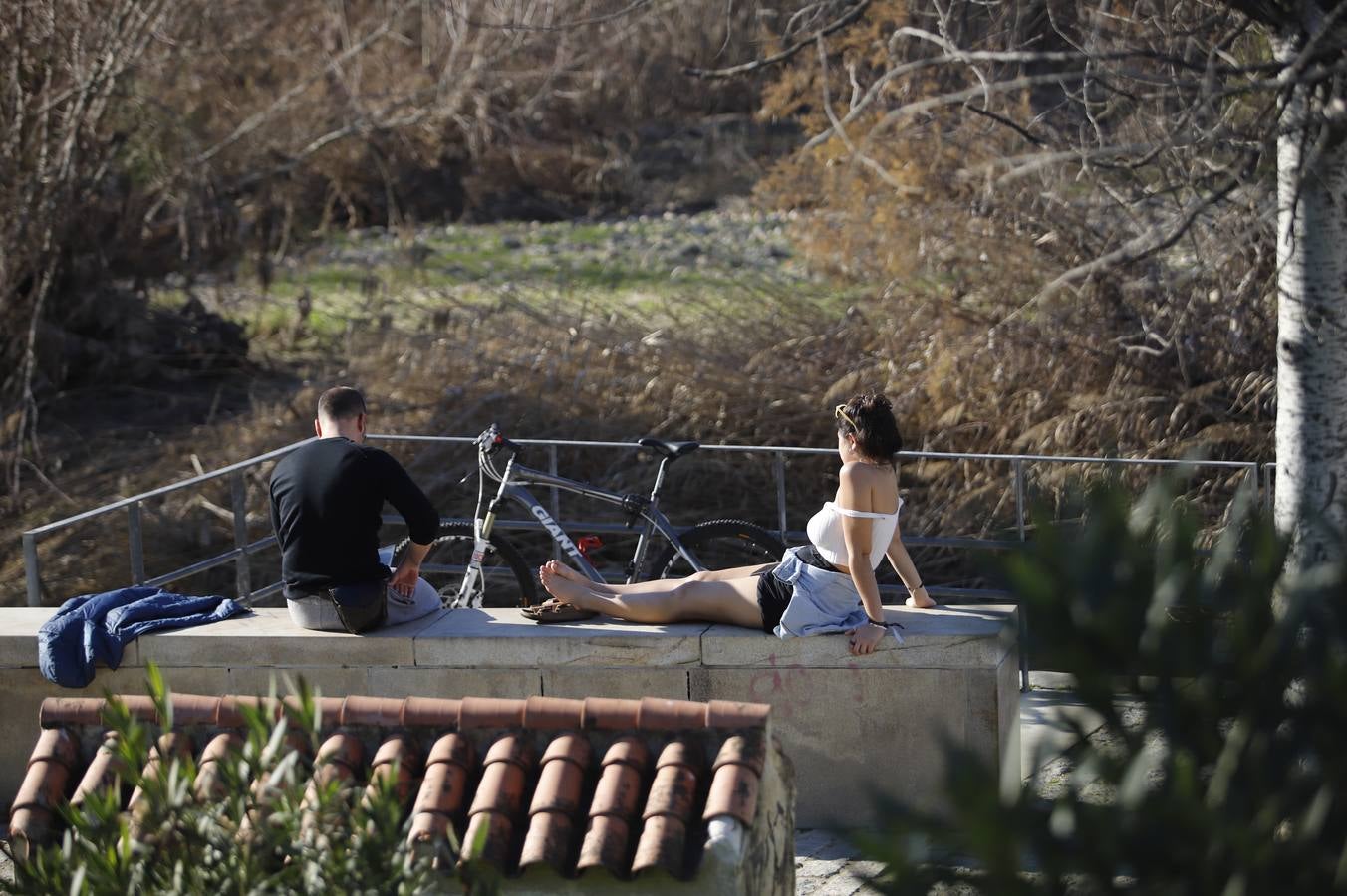 En imágenes, el calor primaveral en Córdoba en pleno febrero