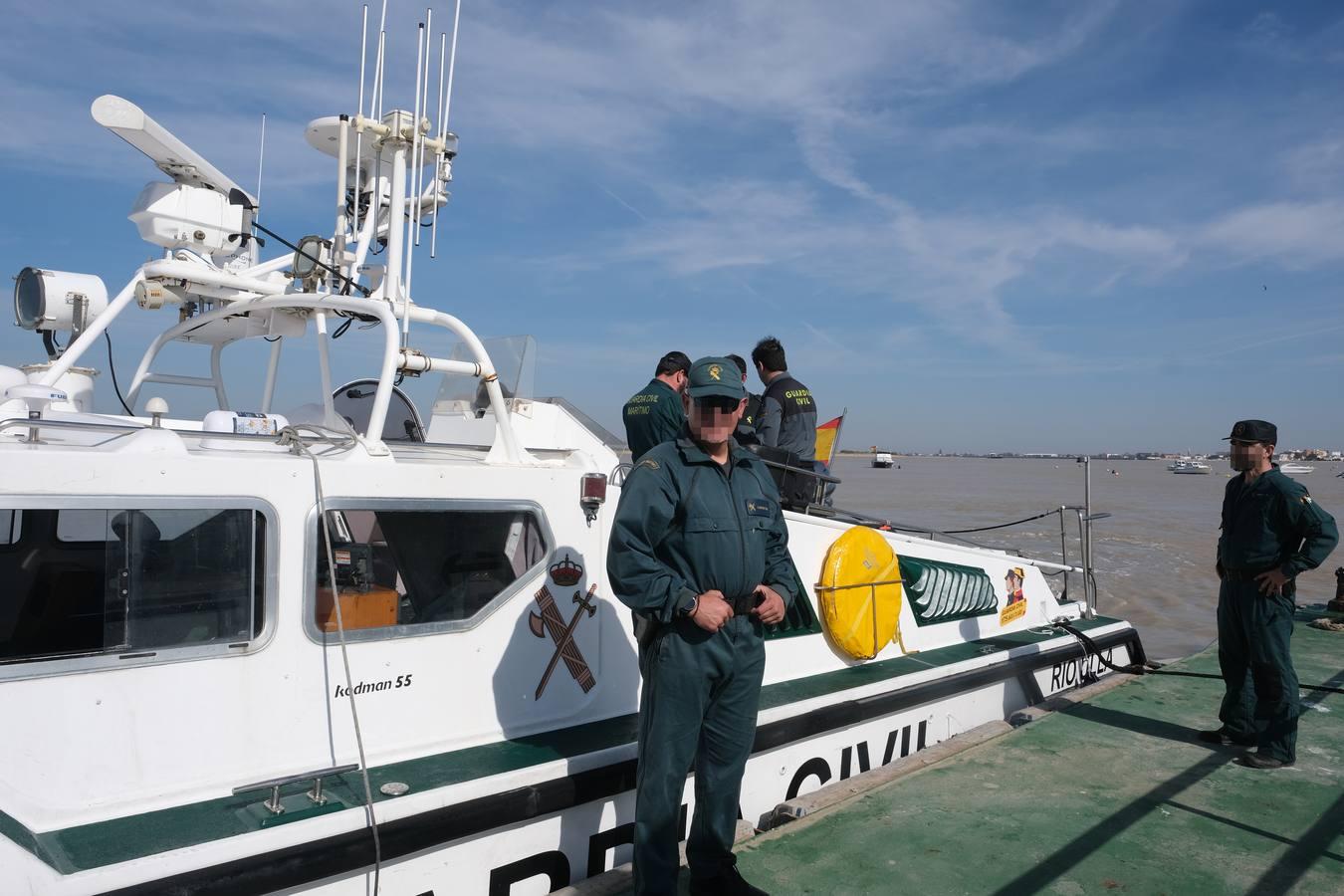 FOTOS: Golpe de la Guardia Civil a la pesca ilegal de angulas en el Guadalquivir