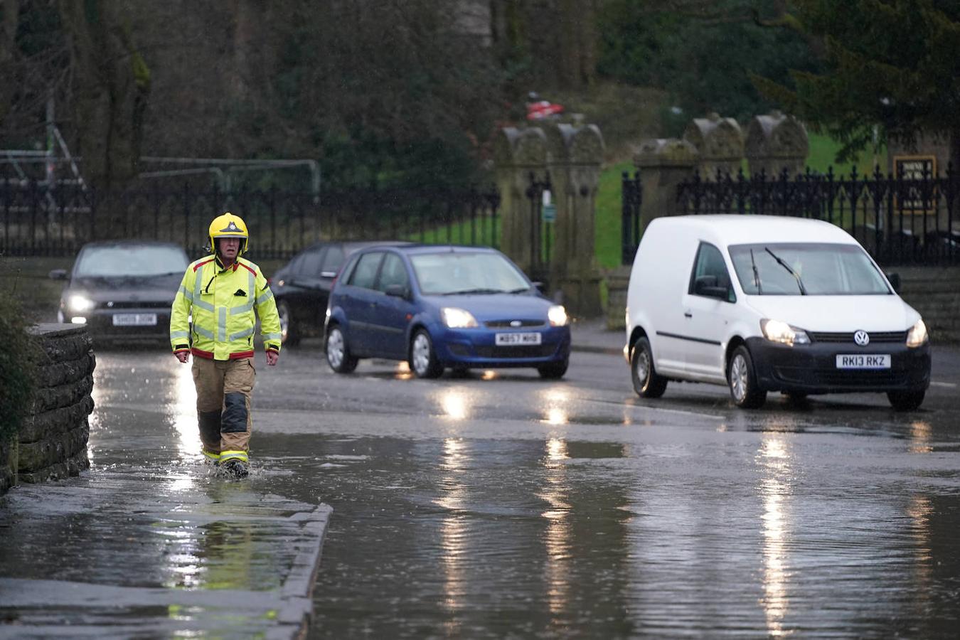 Los equipos de emergencias trabajan para paliar los efectos. En la imagen, Mánchester.. 