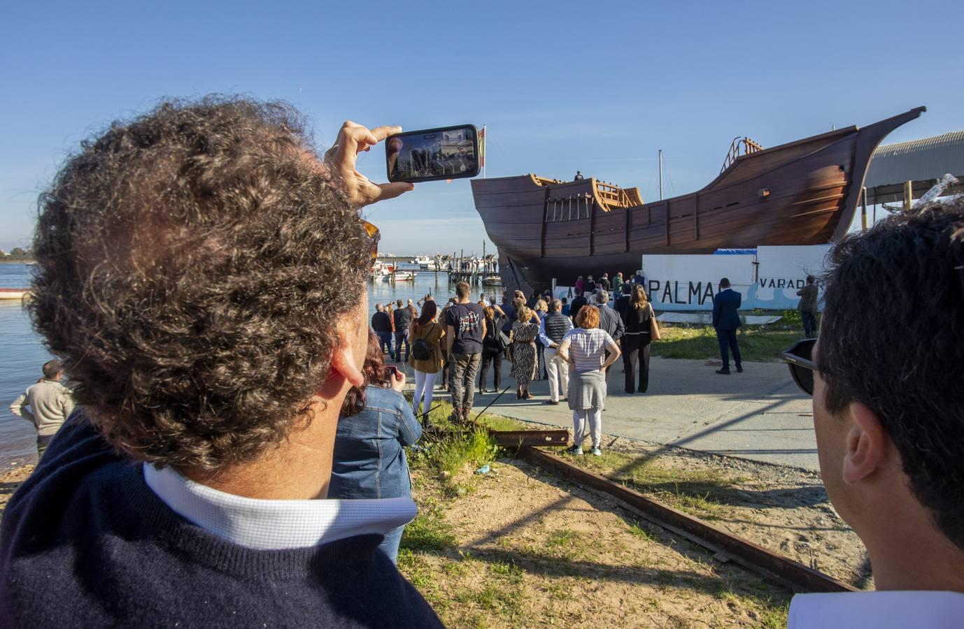 Una réplica de la Nao Victoria llega a Sevilla