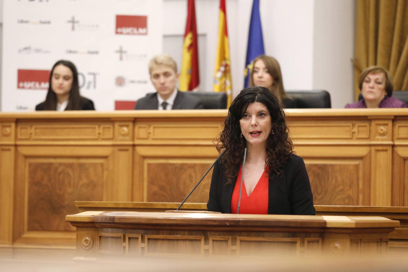 En imágenes: los universitarios debaten en las Cortes de Castilla-la Mancha