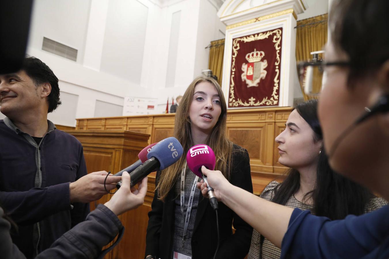 En imágenes: los universitarios debaten en las Cortes de Castilla-la Mancha