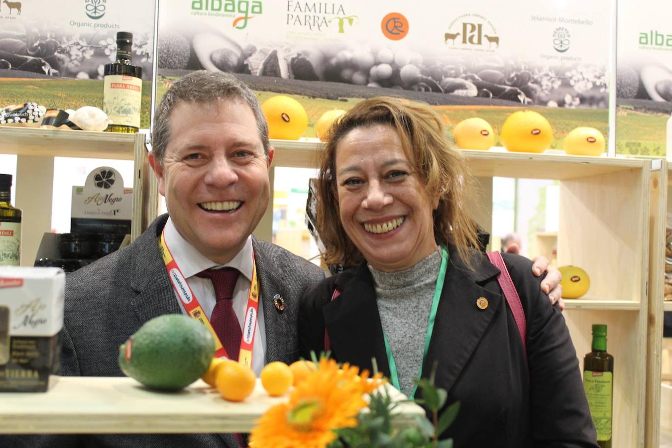 Las imágenes de García-Page en la feria de productos ecológicos de Núremberg