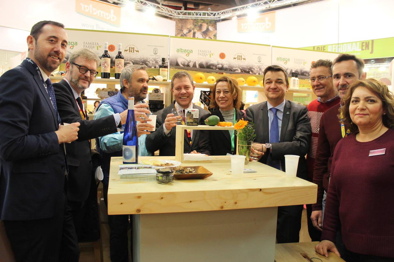 Las imágenes de García-Page en la feria de productos ecológicos de Núremberg