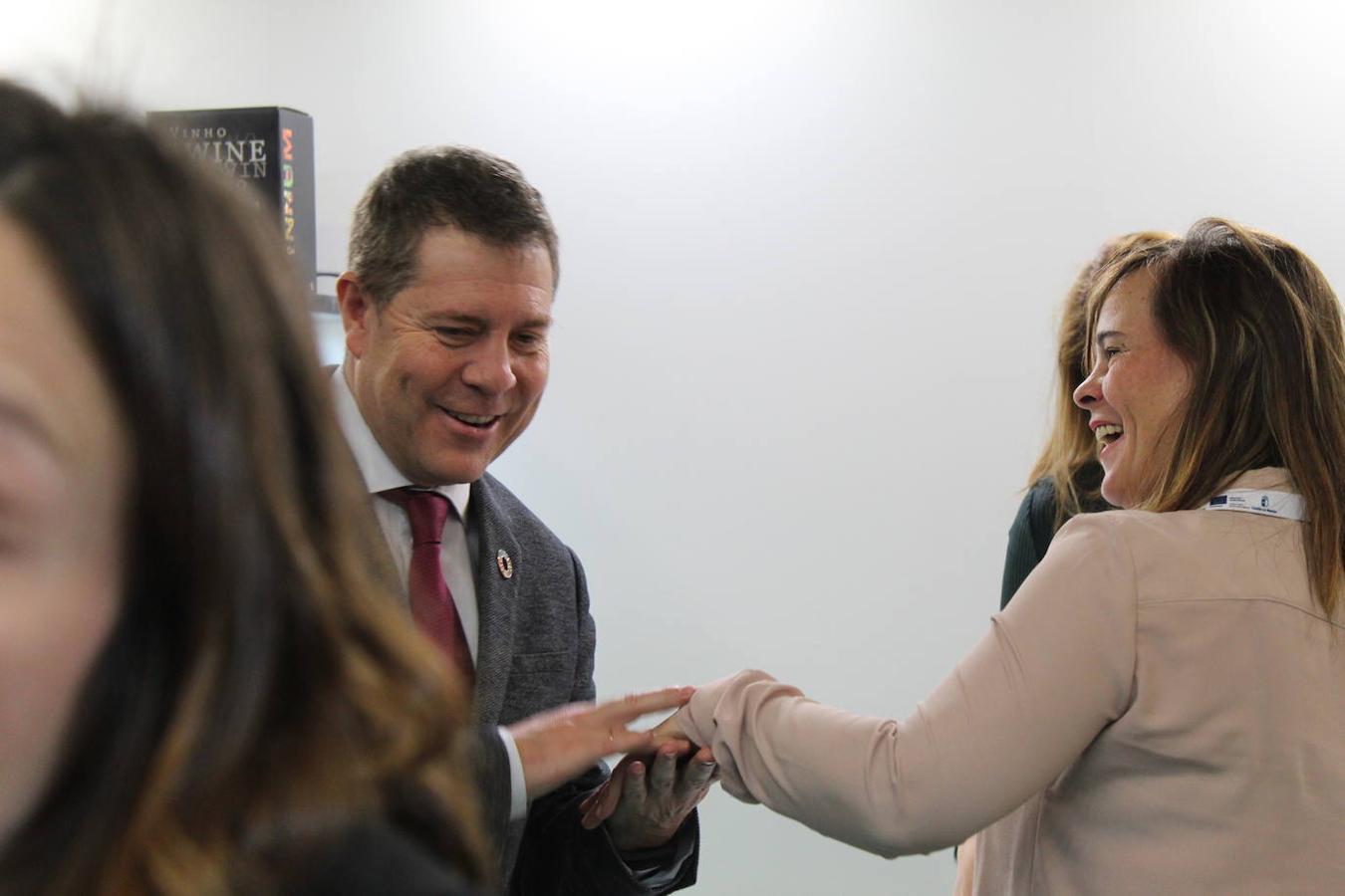 Las imágenes de García-Page en la feria de productos ecológicos de Núremberg