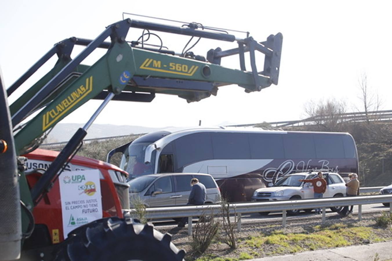 La marcha de agricultores y ganaderos en Lucena, en imágenes (I)