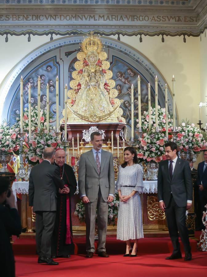 Los Reyes, con la Virgen del Rocío en Almonte