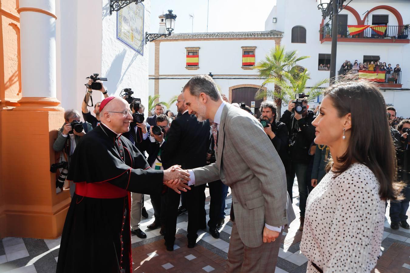 Los Reyes, con la Virgen del Rocío en Almonte