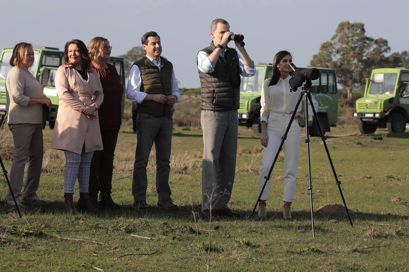 Los Reyes de España visitan Doñana