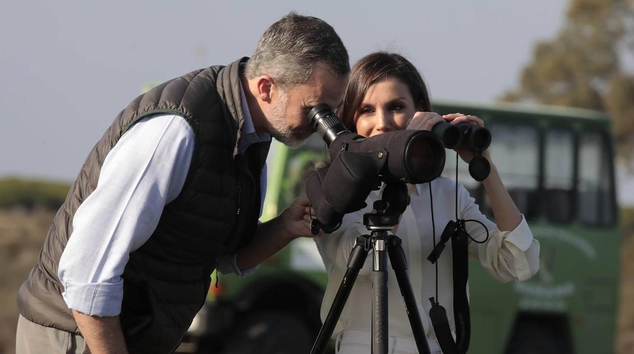 Los Reyes de España visitan Doñana