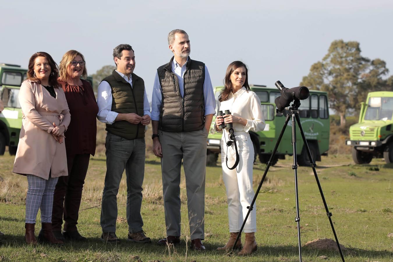 Los Reyes de España visitan Doñana