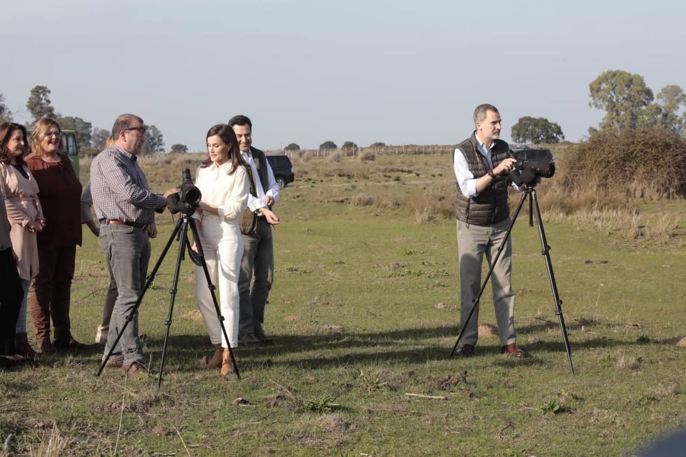 Los Reyes de España visitan Doñana