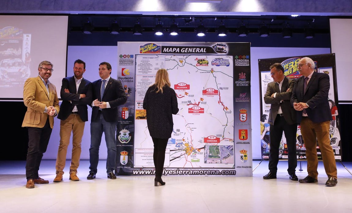 La presentación del Rallye Sierra Morena de Córdoba, en imágenes