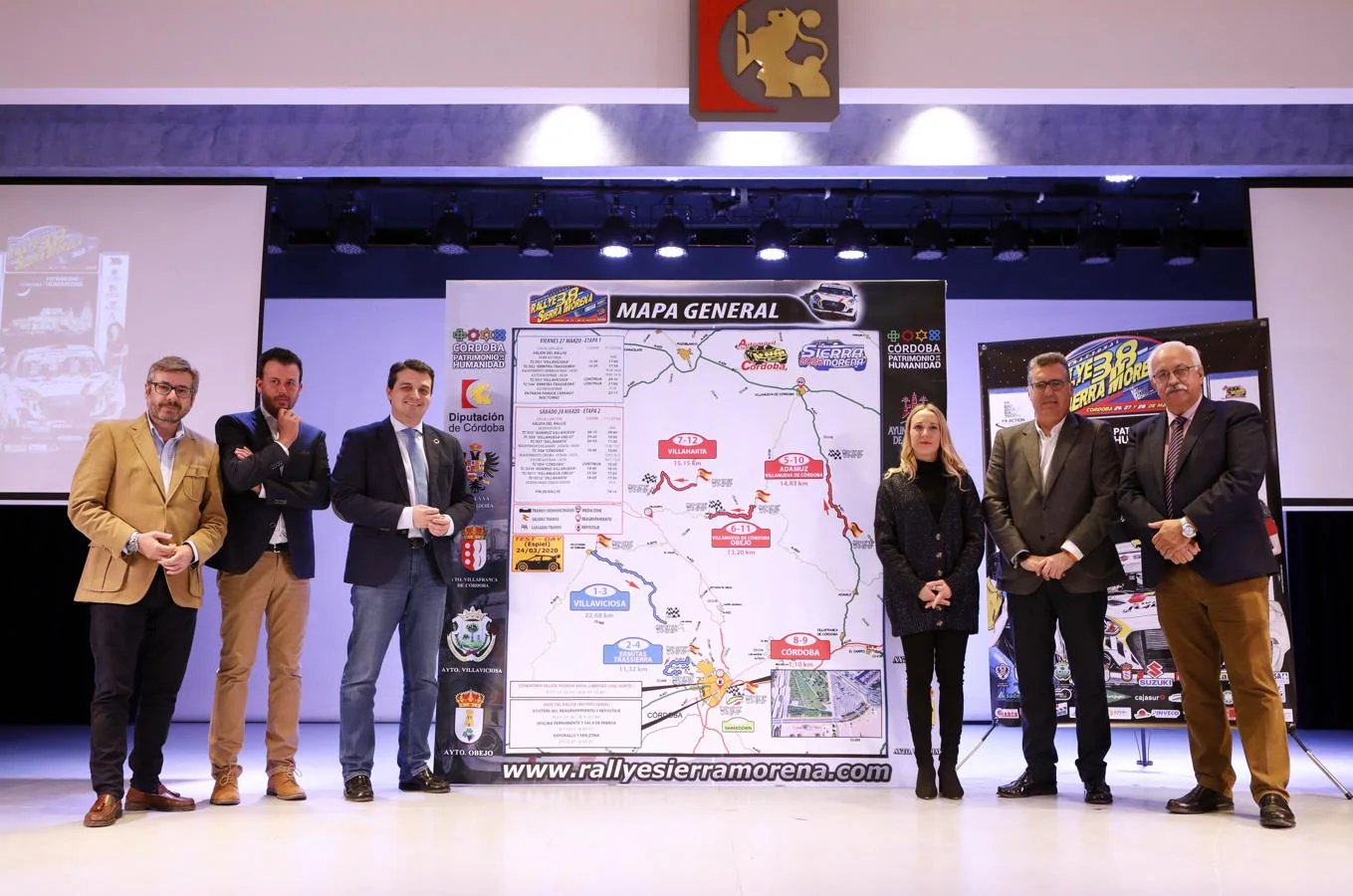 La presentación del Rallye Sierra Morena de Córdoba, en imágenes