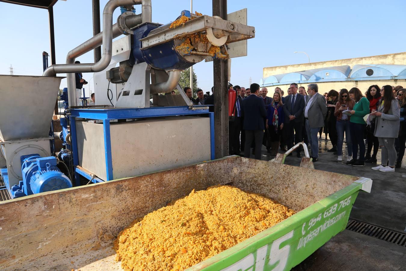 La depuradora del Copero funciona con naranjas amargas