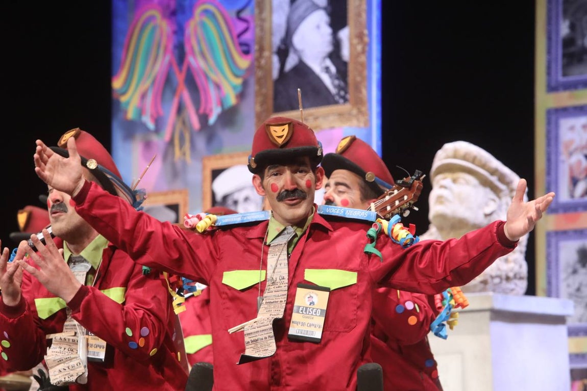 FOTOS: Chirigota Noche en el museo en el COAC 2020