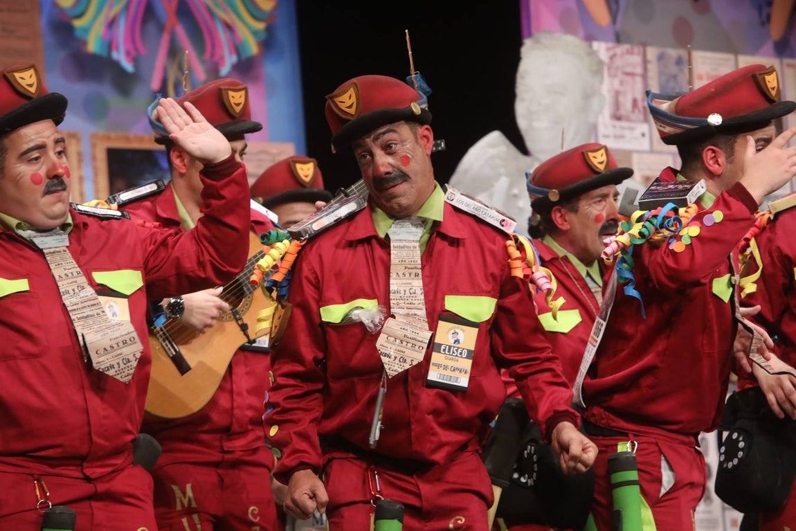 FOTOS: Chirigota Noche en el museo en el COAC 2020