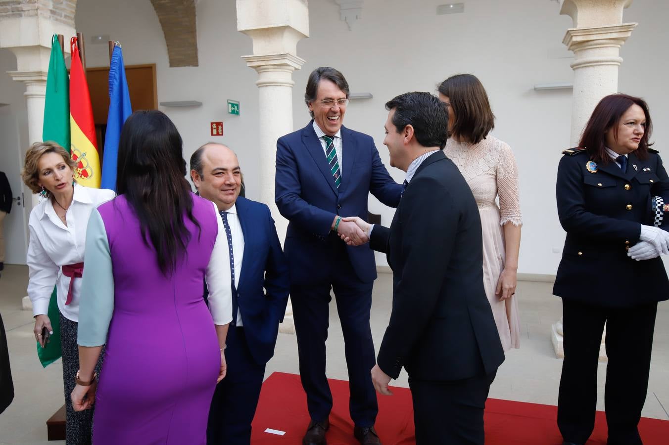 El acto de entrega de banderas de Andalucía en Córdoba, en imágenes