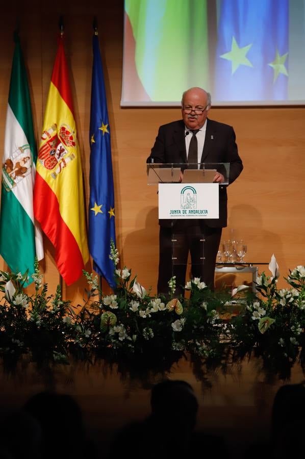 El acto de entrega de banderas de Andalucía en Córdoba, en imágenes