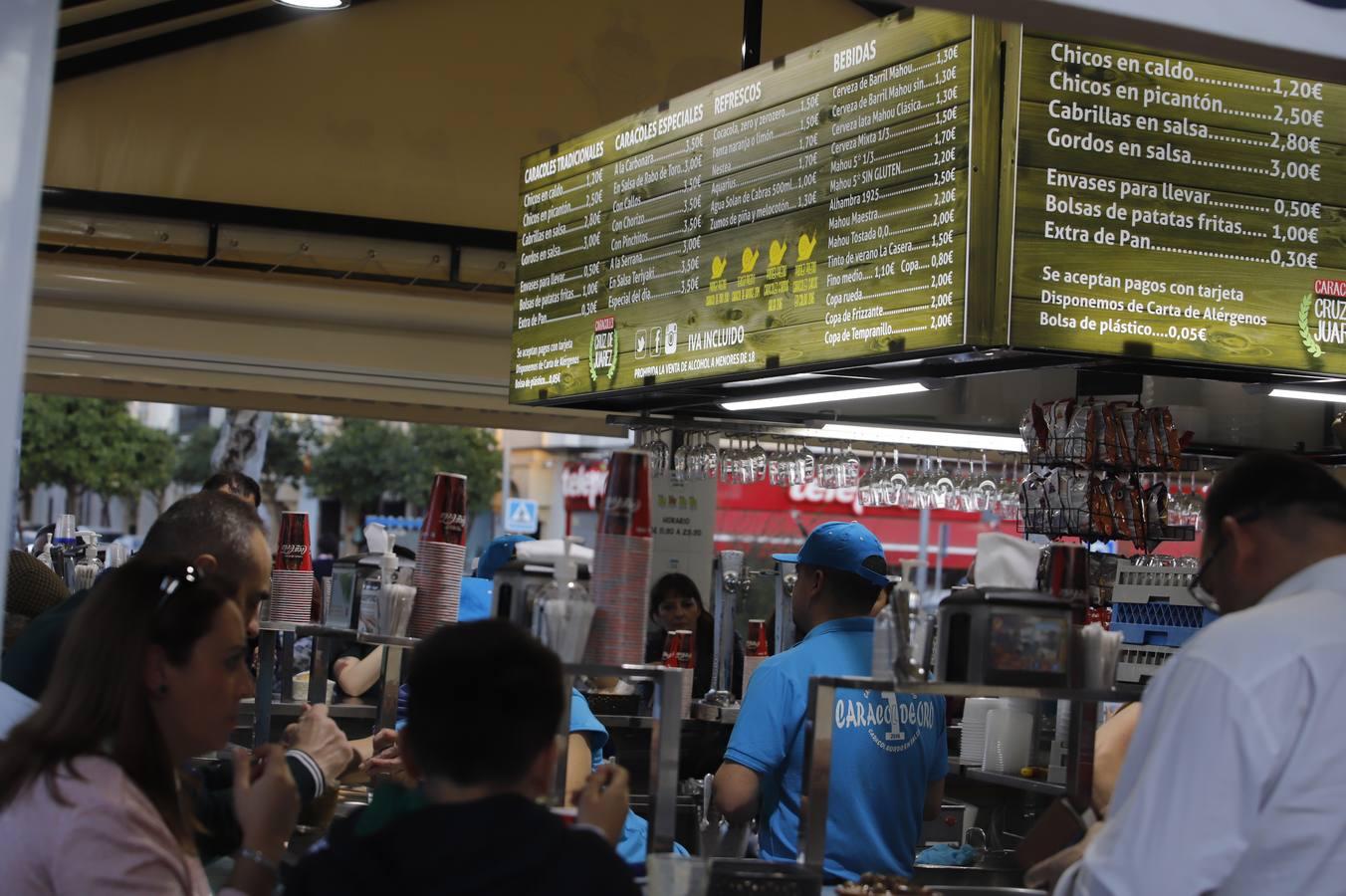 El arranque de la temporada de caracoles en Córdoba, en imágenes