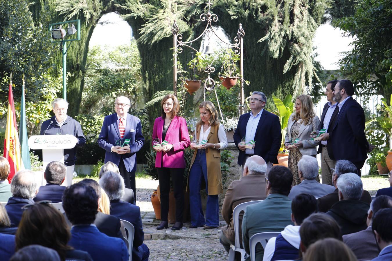 El homenaje del PP de Córdoba a sus parlamentarios andaluces, en imágenes