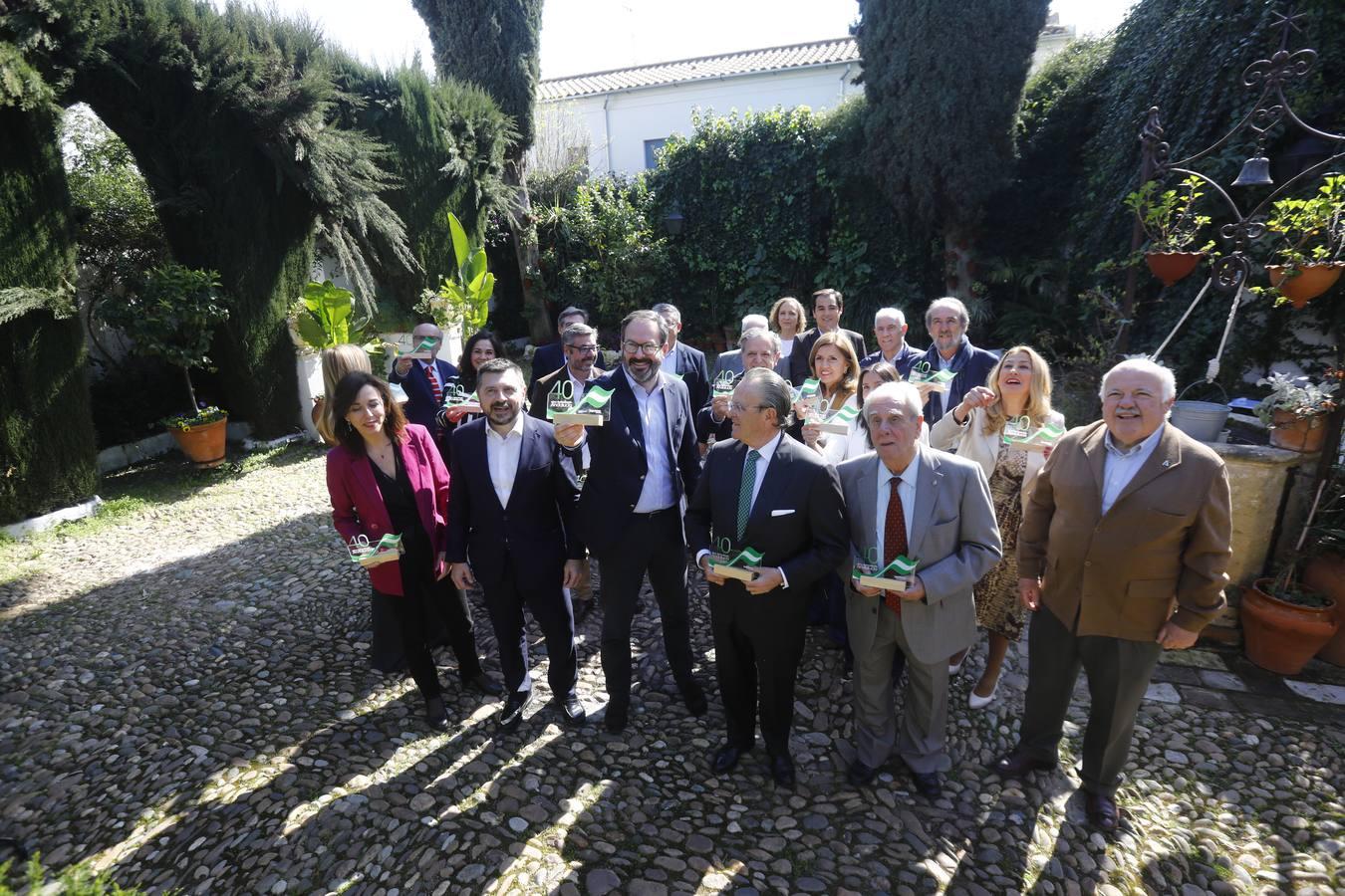 El homenaje del PP de Córdoba a sus parlamentarios andaluces, en imágenes