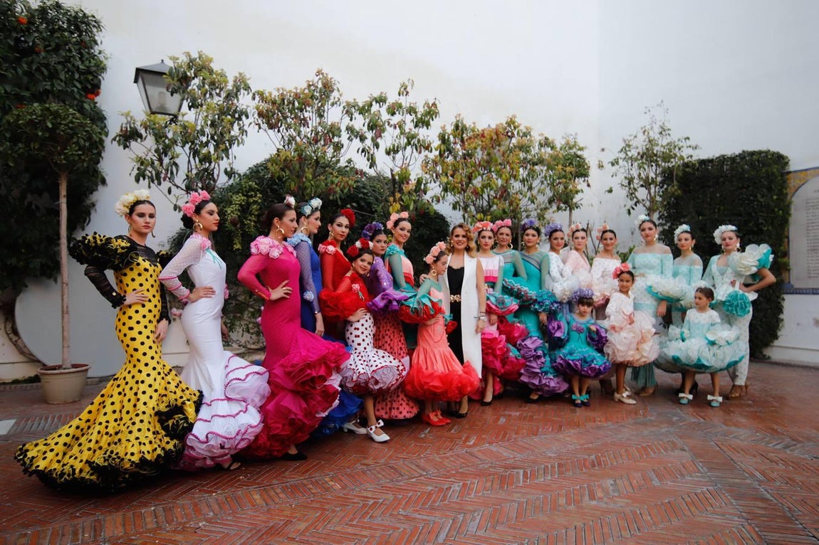 El desfile flamenco de Sara de Benítez en el Círculo de la Amistad, en imágenes