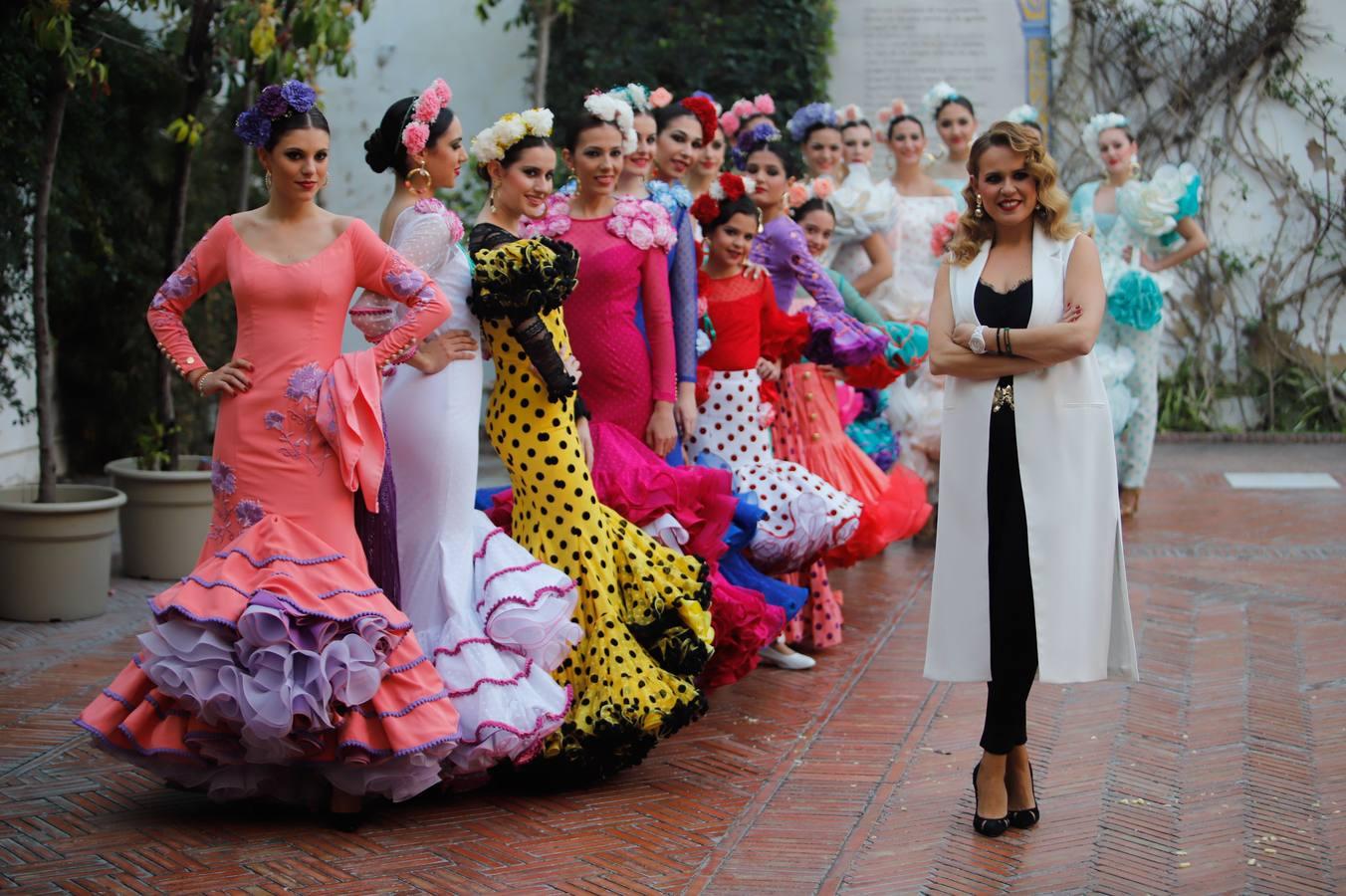 El desfile flamenco de Sara de Benítez en el Círculo de la Amistad, en imágenes