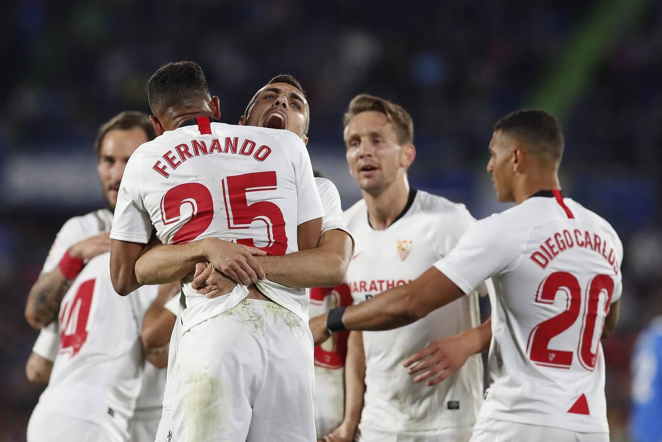 El Getafe-Sevilla de LaLiga, en imágenes