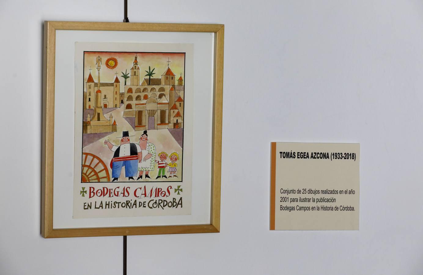 La exposición en homenaje a Tomás Egea del Palacio de la Merced, en imágenes