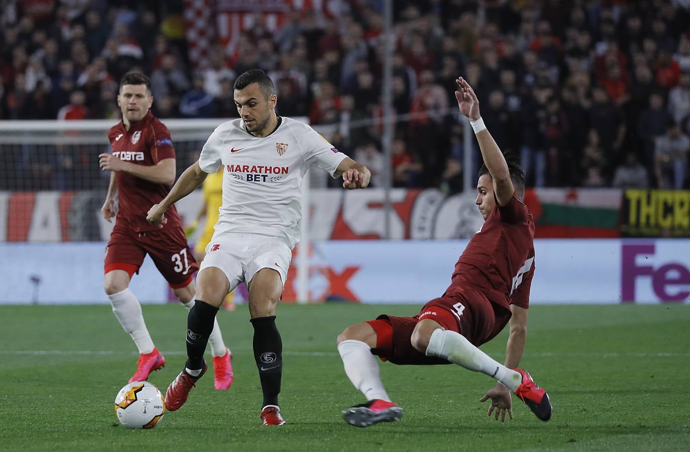 Las mejores imágenes del Sevilla FC - CFR Cluj