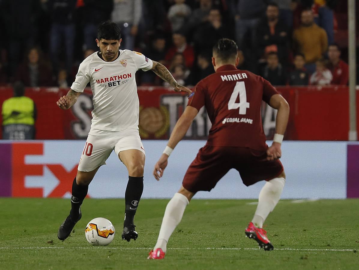 Las mejores imágenes del Sevilla FC - CFR Cluj