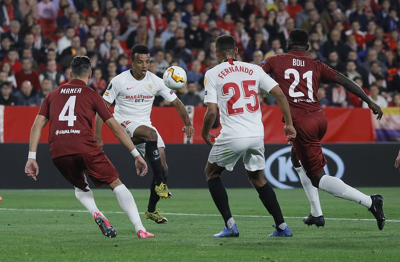 Las mejores imágenes del Sevilla FC - CFR Cluj