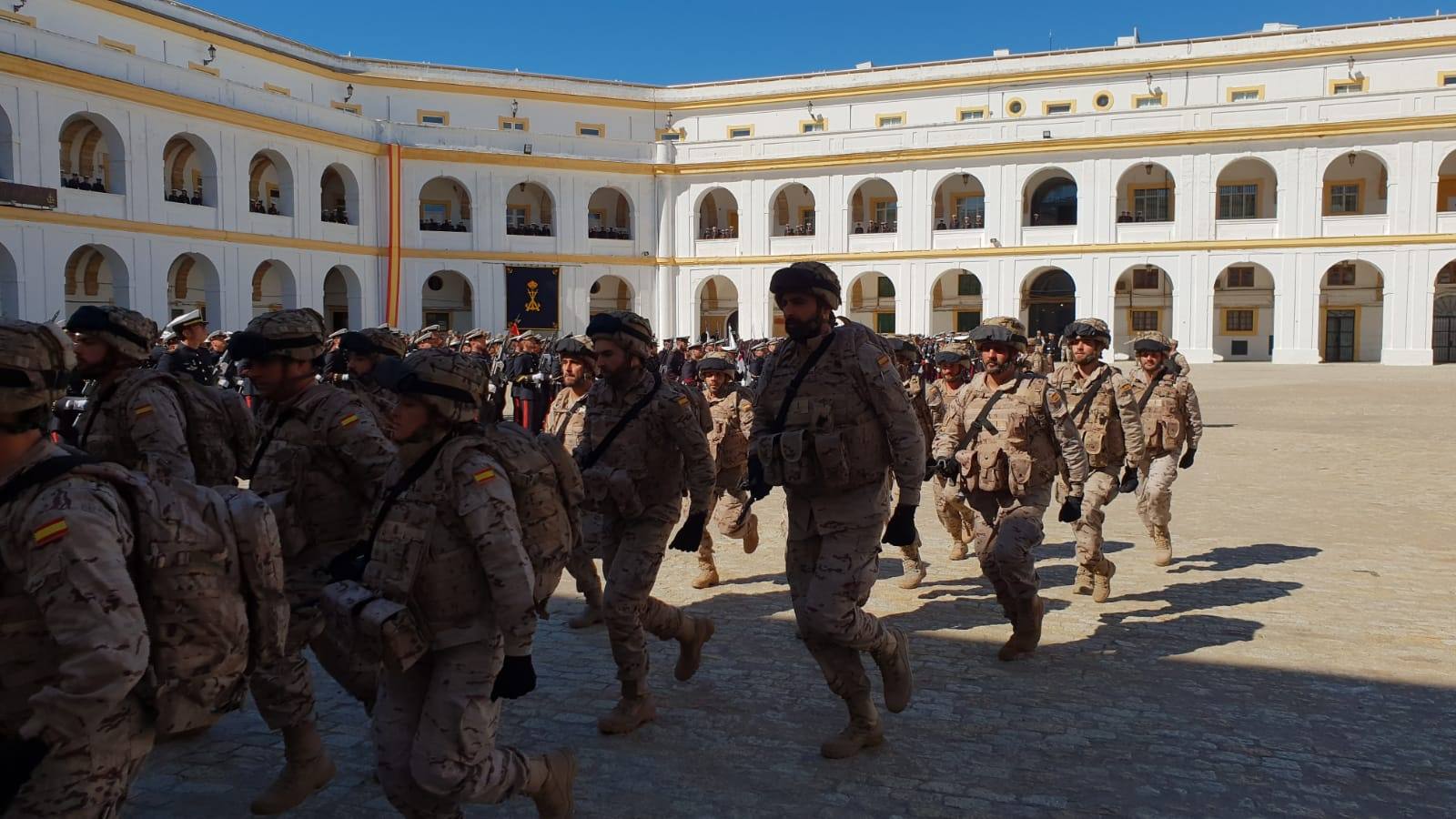 FOTOS: Parada y desfile militar por el 483 aniversario de la Infantería de Marina