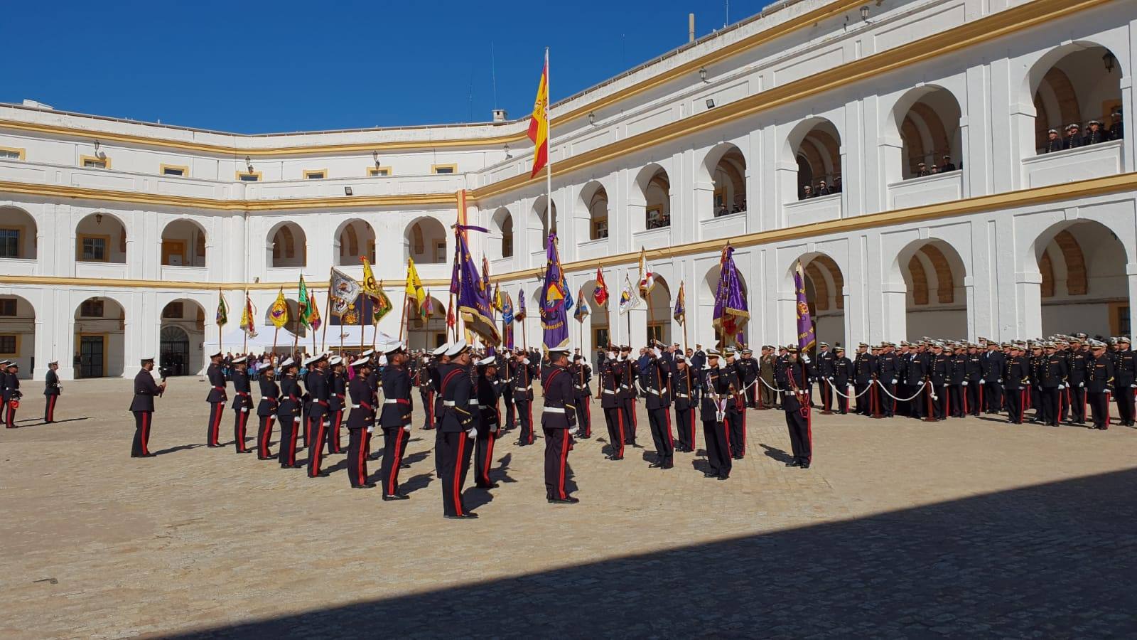 FOTOS: Parada y desfile militar por el 483 aniversario de la Infantería de Marina