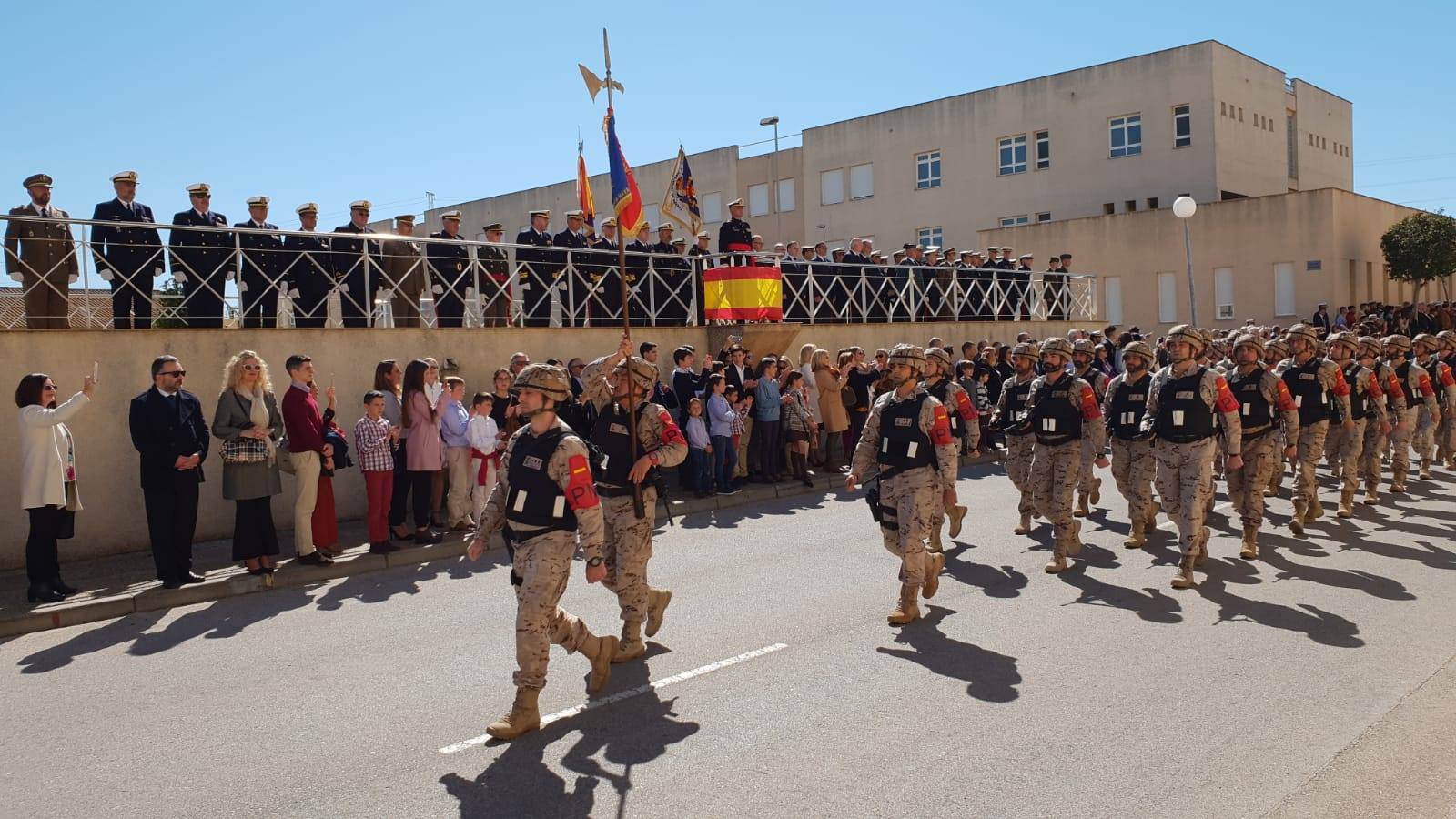 FOTOS: Parada y desfile militar por el 483 aniversario de la Infantería de Marina