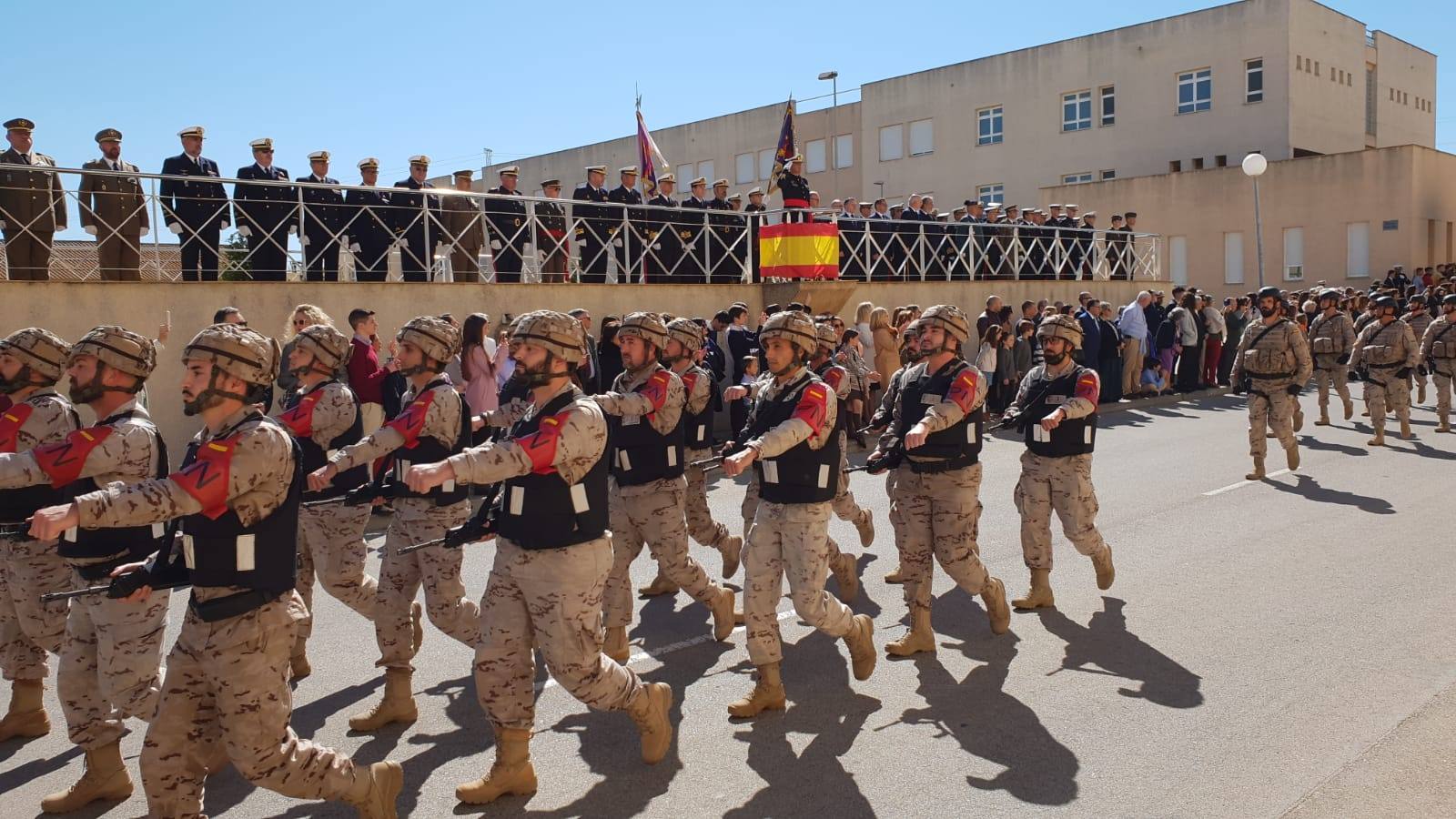 FOTOS: Parada y desfile militar por el 483 aniversario de la Infantería de Marina