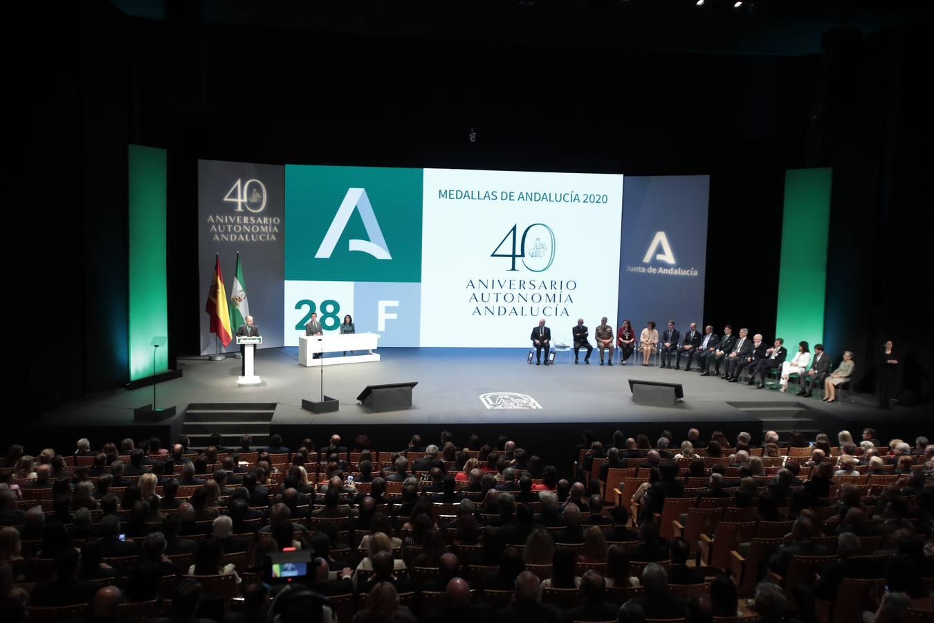 En imágenes, entrega de Medallas e Hijos Predilectos de Andalucía