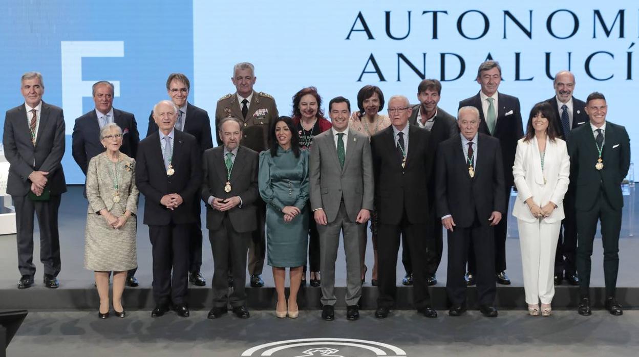 En imágenes, entrega de Medallas e Hijos Predilectos de Andalucía